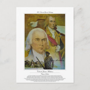 Överste James Madison Citizen Soldier Vykort