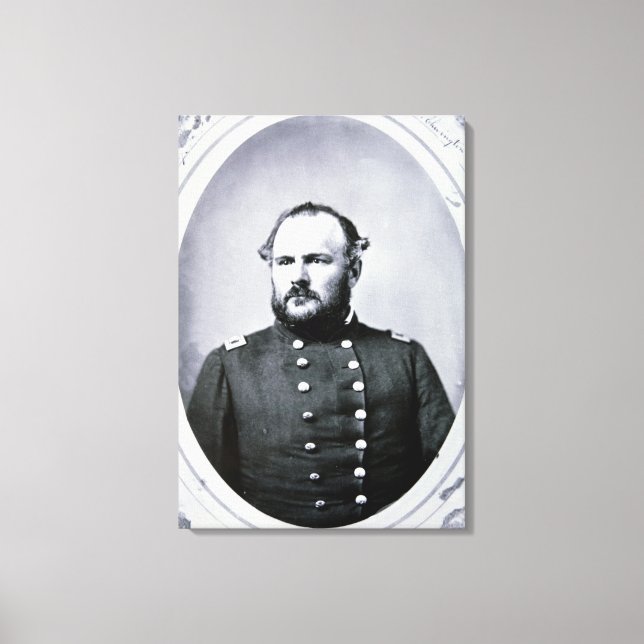 Överste John M. Chivington (bild b/w) Canvastryck (Framsida)