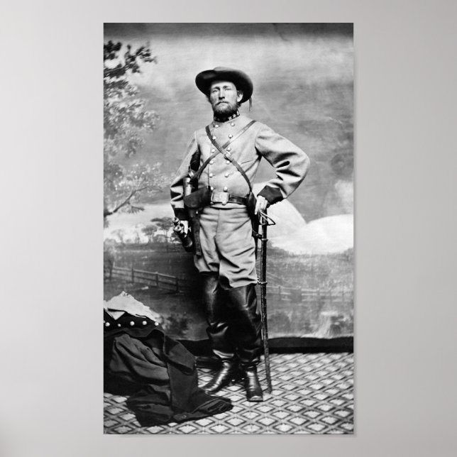 Överste John Mosby - Civil Krig Porträtt Poster (Framsidan)