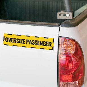 ÖVERSTE PASSAGERARdekal Bildekal