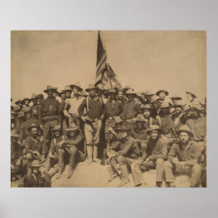 Överste Roosevelt och hans Rough Riders Poster