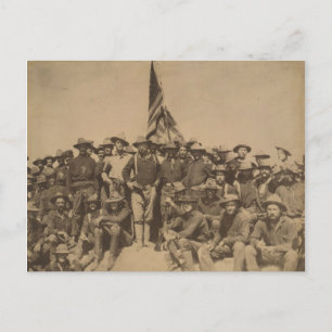 Överste Roosevelt och hans Rough Riders Vykort