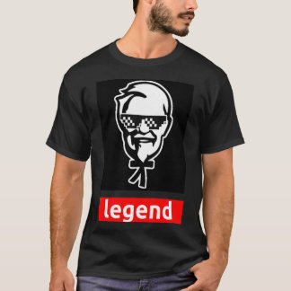 Överste Sanders - Berömd Figur Legend Classic T-S T Shirt