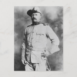 Överste Theodore Roosevelt, 1898. Vykort