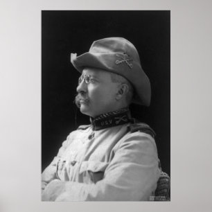 Överste Theodore Roosevelt från 1898 Poster