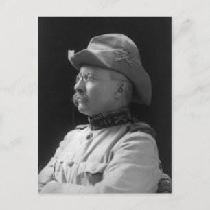 Överste Theodore Roosevelt från 1898 Vykort