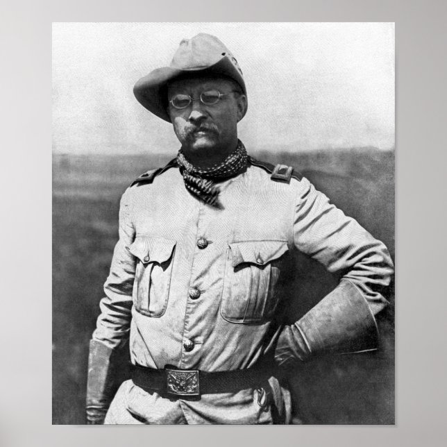 Överste Theodore Roosevelt Poster (Framsidan)