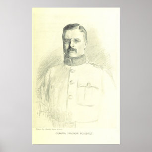 Överste Theodore Roosevelt Poster
