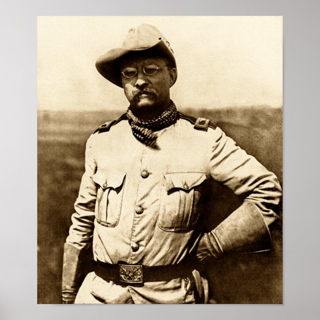 Överste Theodore Roosevelt Poster (Framsidan)