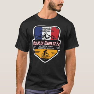 Överstelöjtnant de la Bonette Frankrike Cycle och T Shirt