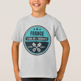 Överstelöjtnant de l'Iseran fransk Alpes motocycle T Shirt