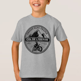 Överstelöjtnant de l'Iseran fransk Alpes motocycle T Shirt
