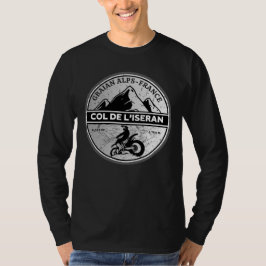Överstelöjtnant de l'Iseran fransk Alpes motocycle T Shirt