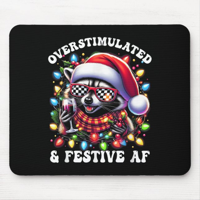 Overstimulated And Festive Af Feral Raccoon Lights Musmatta (Framsidan)