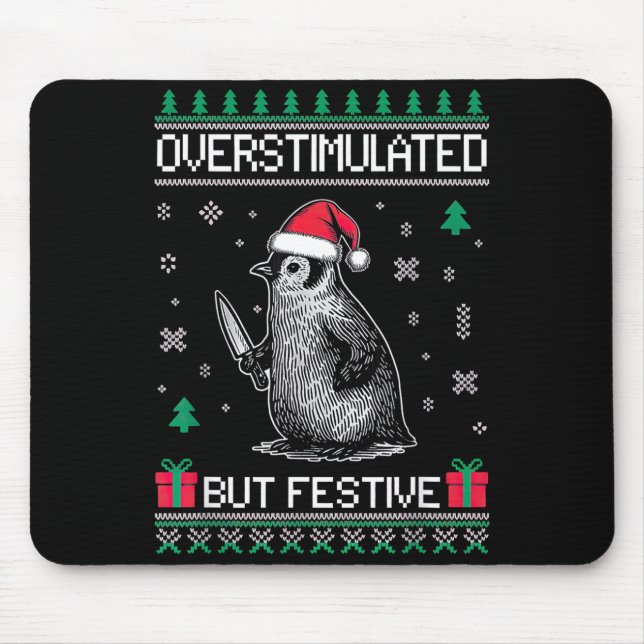 Overstimulated But Festive Christmas Ugly Penguin  Musmatta (Framsidan)