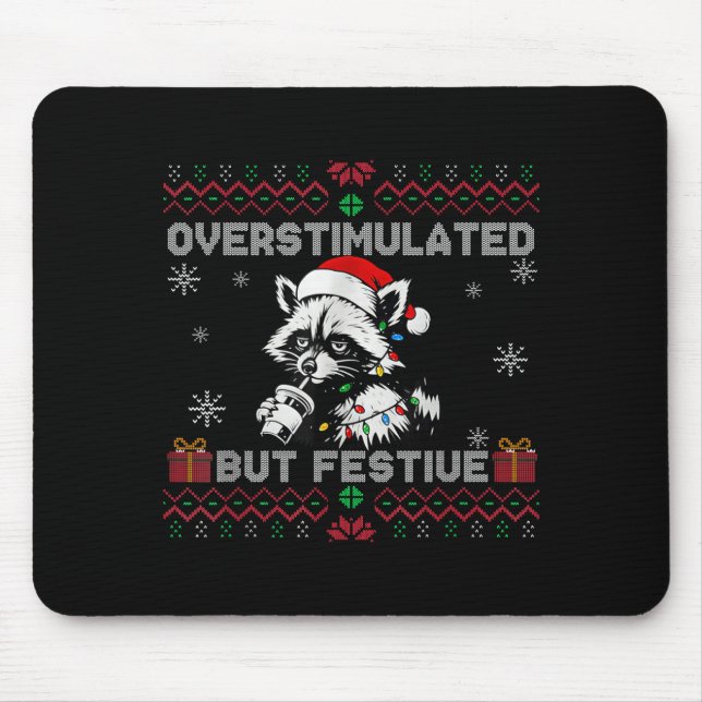 Overstimulated But Festive Ossum Ugly Sweater Chri Musmatta (Framsidan)
