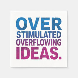Overstimulated Ideas ND Cocktail Napkins  Pappersservett