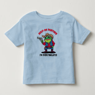 Överstimulerad Cowboy Groda T Shirt