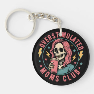 Överstimulerad Mammor Klubb Skull Messy Mamma Life
