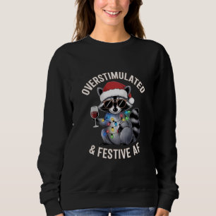 Överstimulerad och festlig AF Tvättbjörn Espresso T Shirt