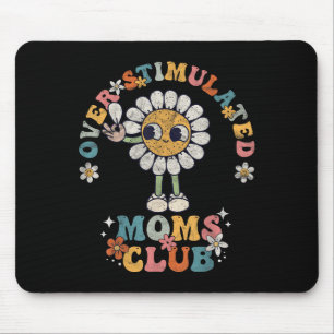 Överstimulerade Mamma Klubb Groovy Roliga Mors Dag Musmatta