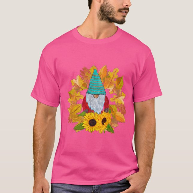 Överstor Krans Tomte T Shirt (Framsida)