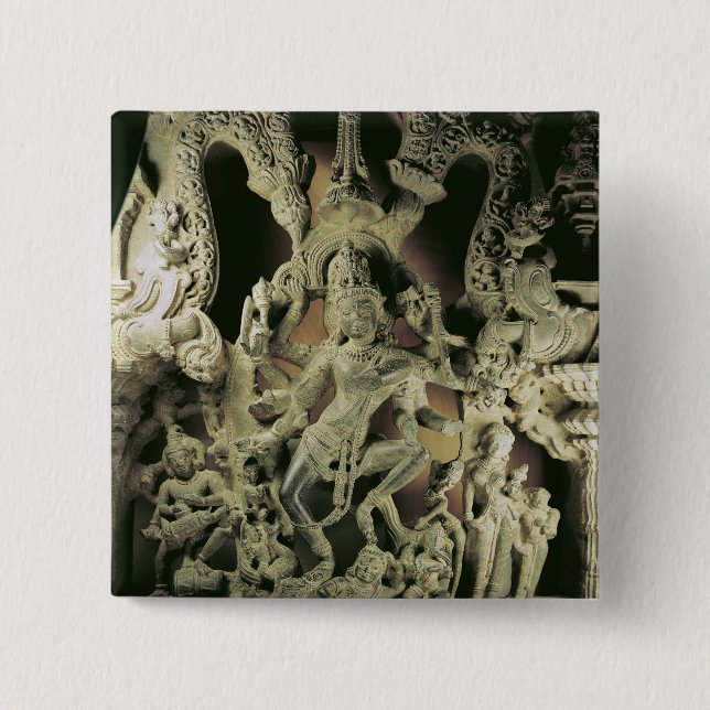 Överstycke med Shiva Nataraja, Kakatiya dynasti Knapp (Framsida)