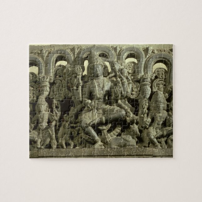 Överstycke som visar trinityen: Siva, Brahma och Pussel (Horisontell)