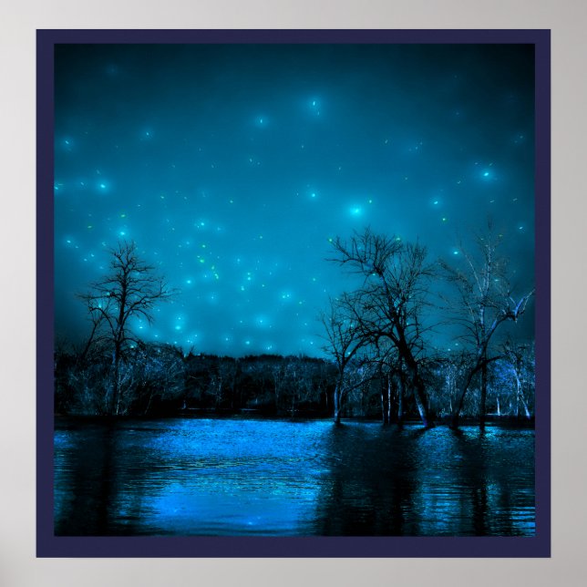 Översvämmad natt poster (Framsidan)