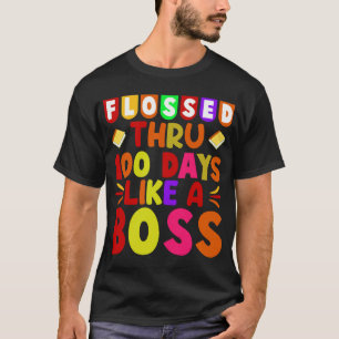 översvämmad under 100 dagar som en chef t shirt