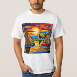 Översvämmade pyramider t shirt