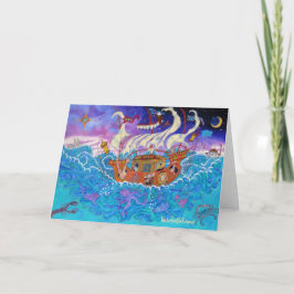 Översvämning - bildkort helgkort