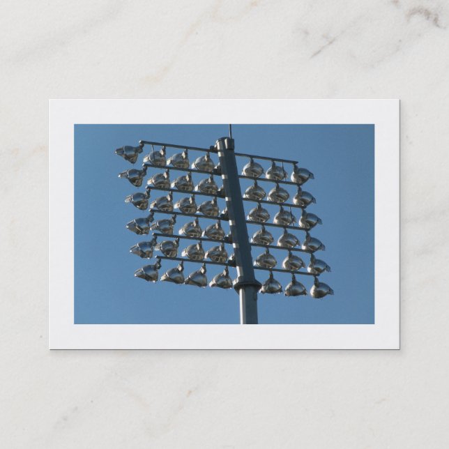 Översvämning Ljus (gränsad) Visitkort (Framsida)