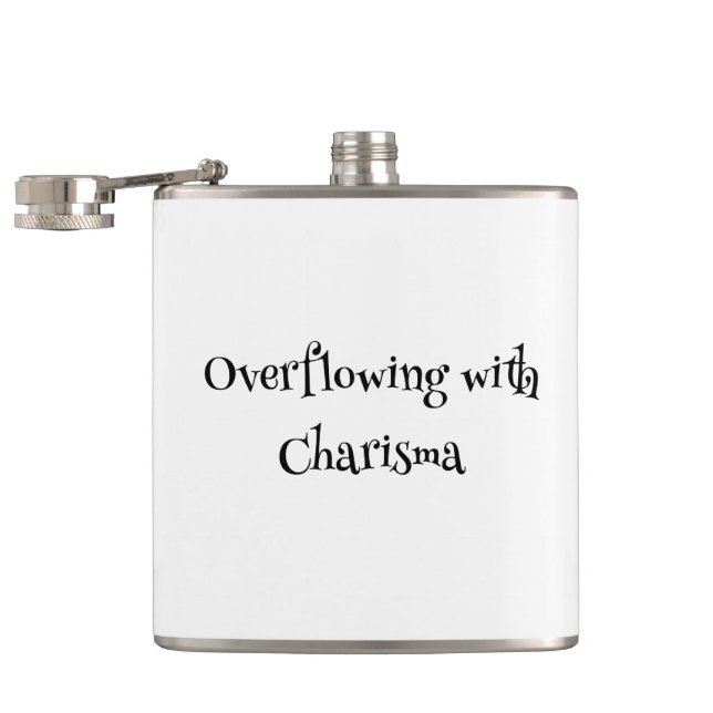 Översvämning med Charisma Vinyl Wrapped-kolv Fickplunta (Öppnad)