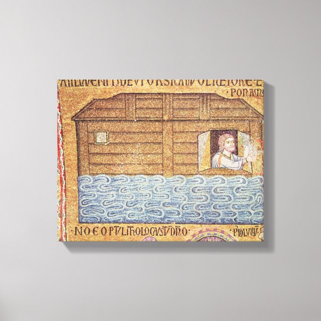 Översvämningen, från Atrium, detaljer om Noah Canvastryck (Framsida)