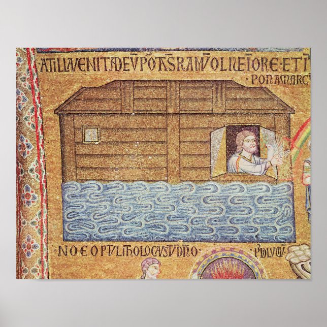 Översvämningen, från Atrium, detaljer om Noah Poster (Framsidan)