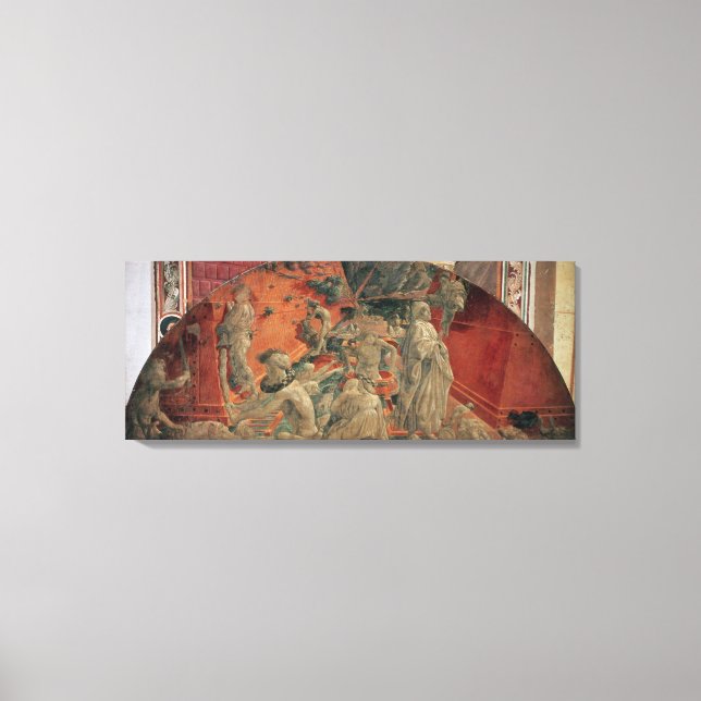 Översvämningen och förekomsten av Vatten Canvastryck (Framsida)