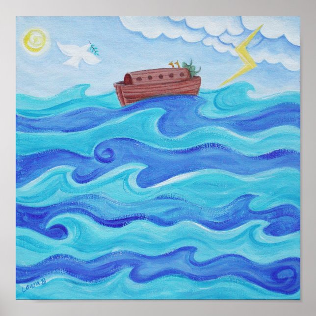 Översvämningsutskriften Poster (Framsidan)