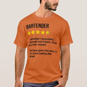 Översyn av Bartender T Shirt