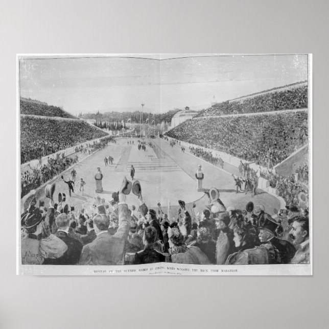 Översyn av de olympiska spelen i Aten Poster (Framsidan)