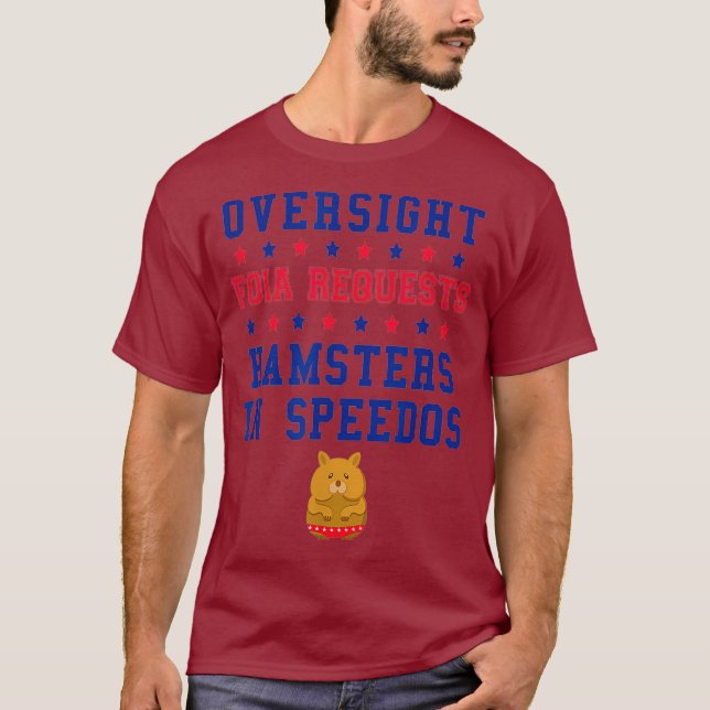 Översyn av FOIA-begäran Hamsters in Speedos T Shirt (Framsida)
