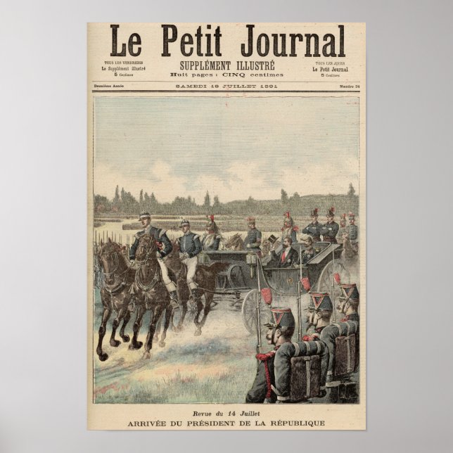 Översyn av trupper poster (Framsidan)