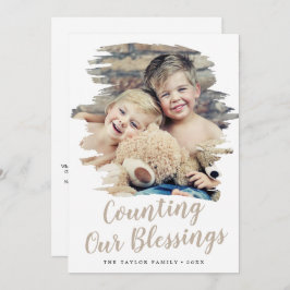 Översyn av vår välsignelse år efter år julkort