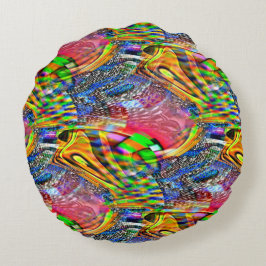 Övertäckning av tydligt levande färg på grov bakgr rund kudde