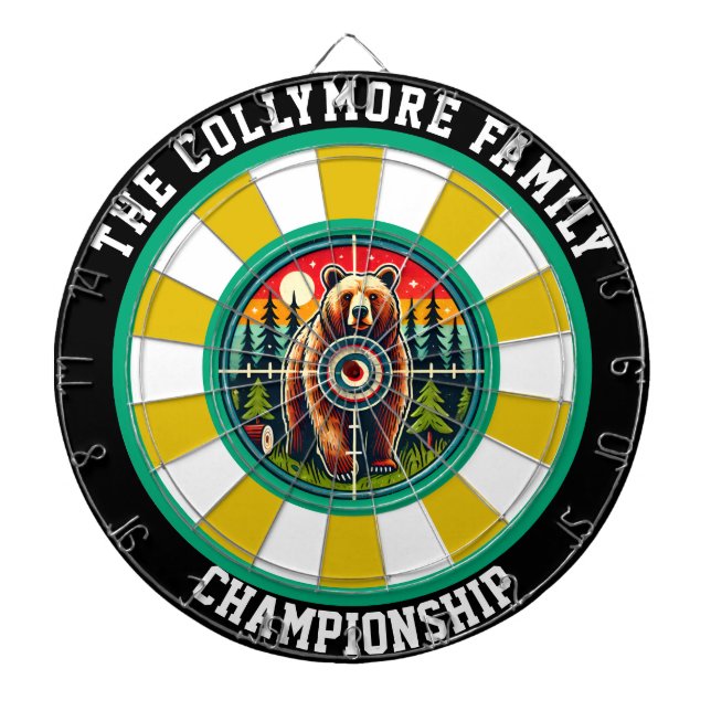 Övertäckningsdesign för stödmål darttavla (Framsidan)