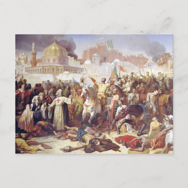 Övertagande av Jerusalem Vykort (Framsida)