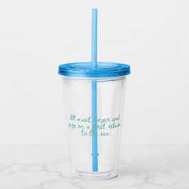 Övertalning: dröja och stirra (grön) take away mugg