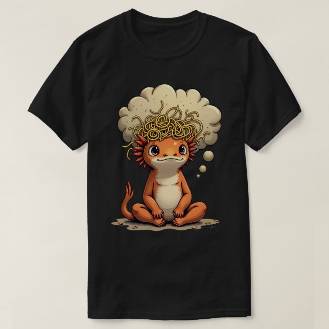 Övertänk detta roliga citat Bränd Sienna antecknin T Shirt (Design framsida)