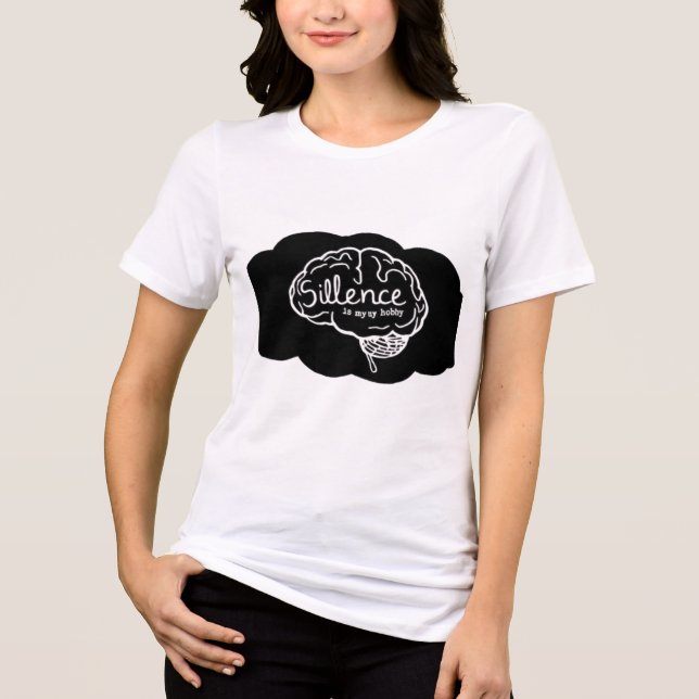 Övertänkande Hjärna Tecknad serie Mental hälsa Kon T Shirt (Framsida)