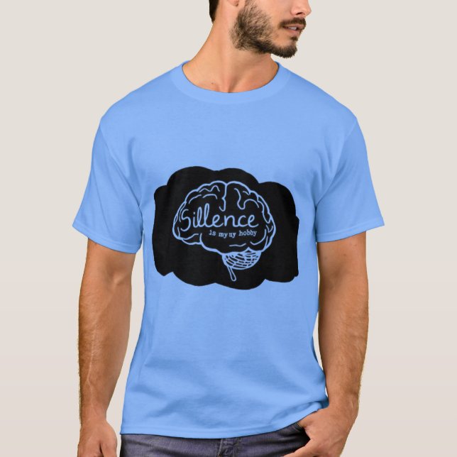 Övertänkande Hjärna Tecknad serie Mental hälsa Kon T Shirt (Framsida)